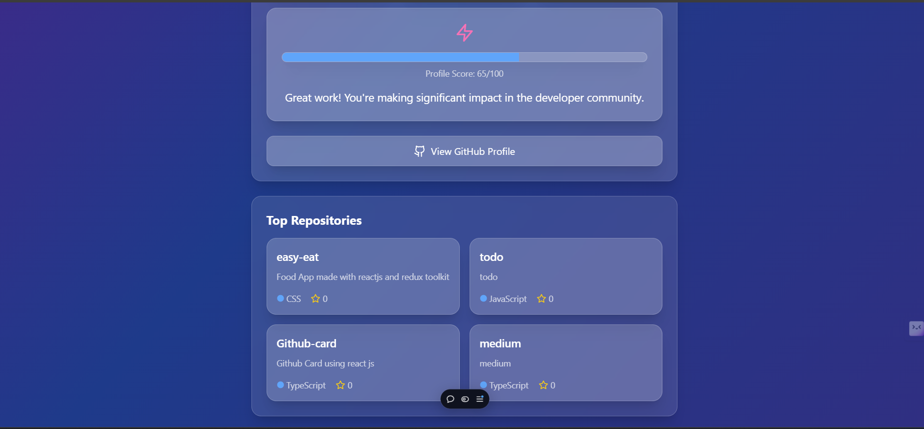 Vite React ts - Kasse GitHub -Karte Medien 3
