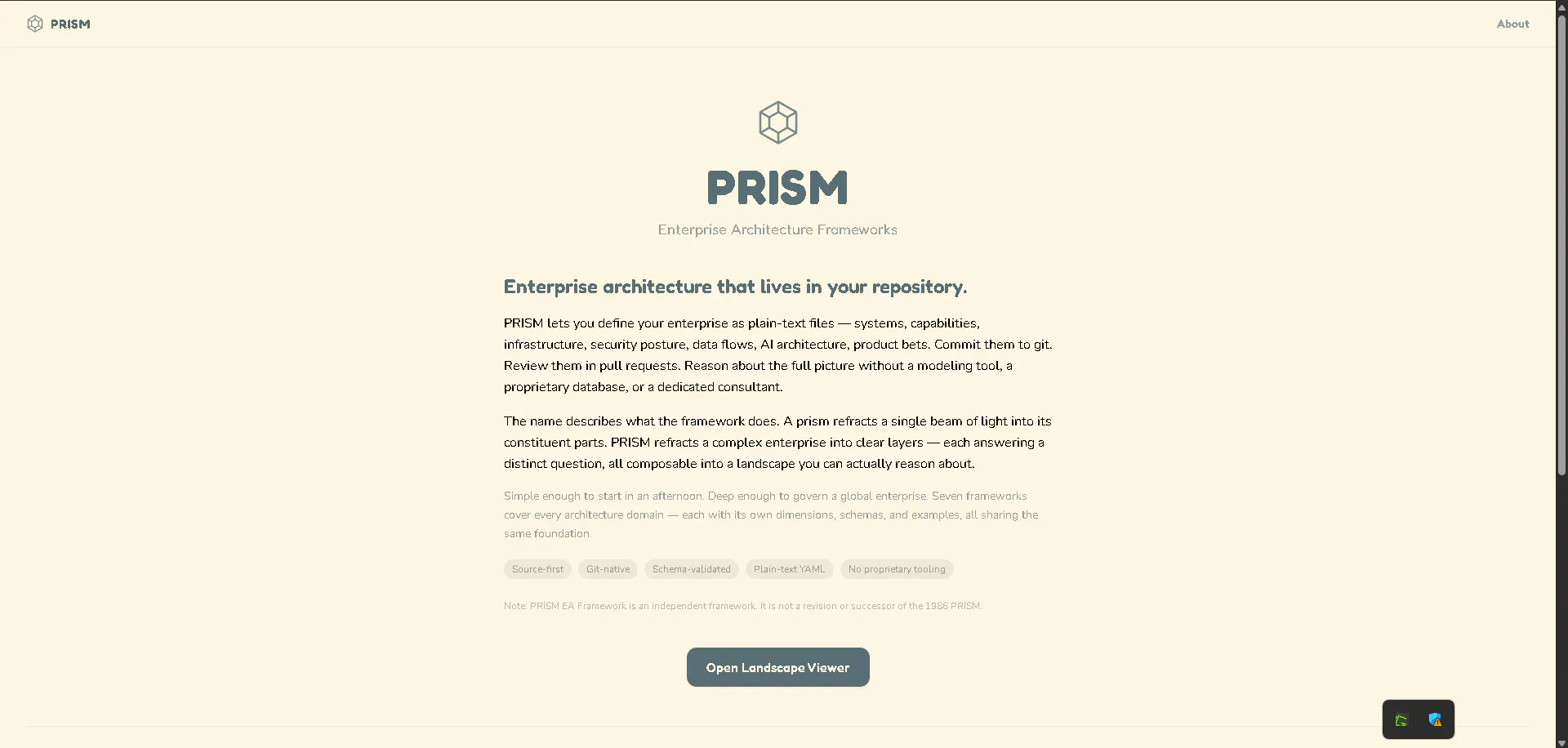 PRISM Framework gallery image