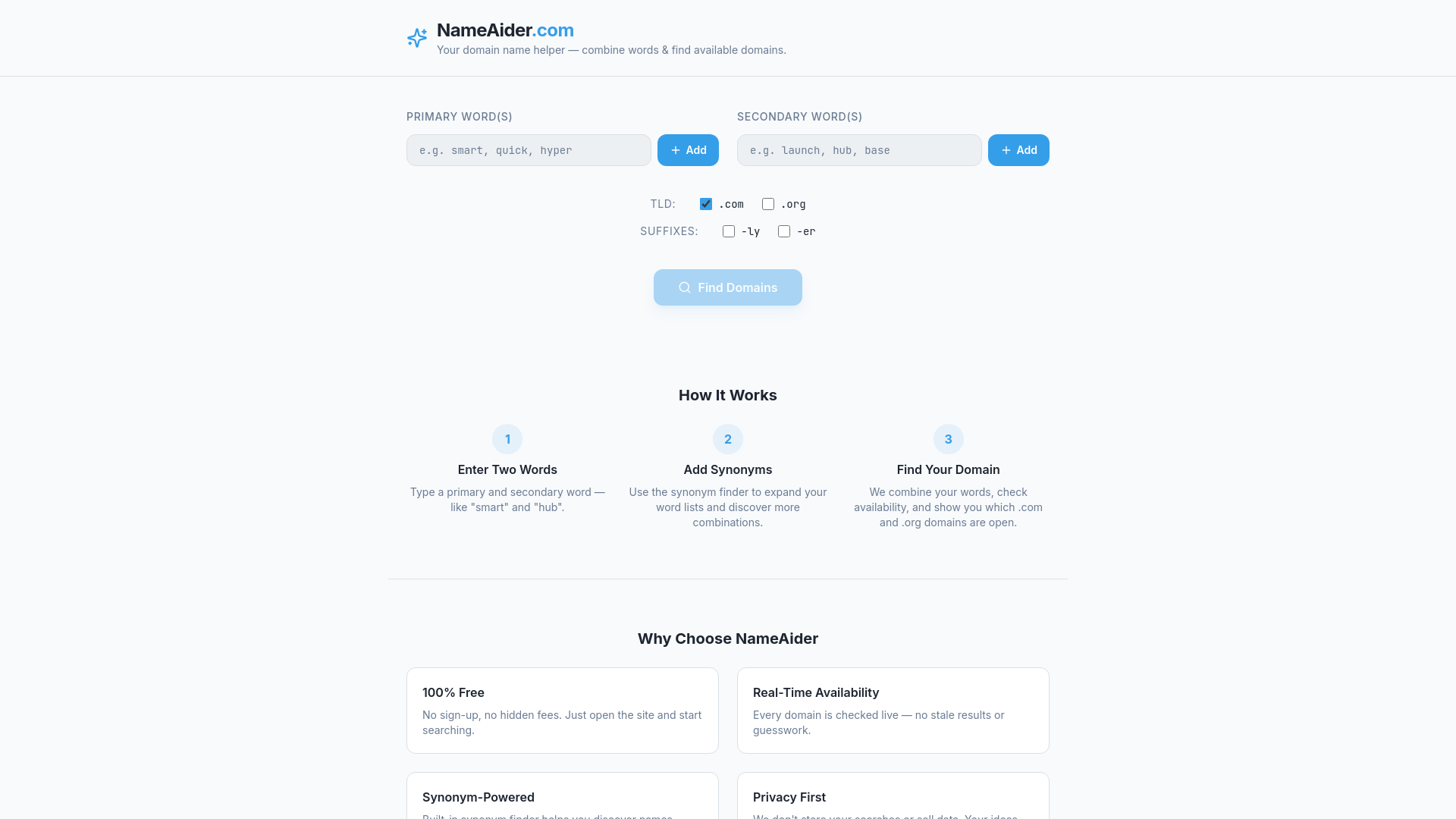 NameAider.com gallery image