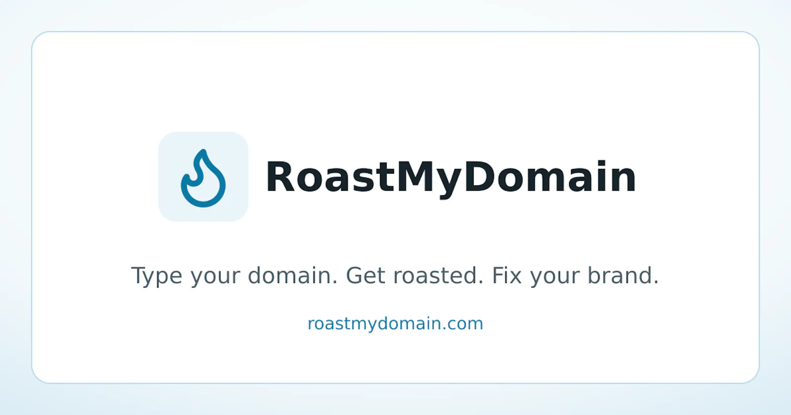 RoastMyDomain screenshot 1