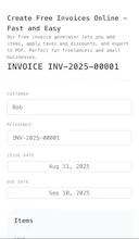 Free Invoice Generator gallery image