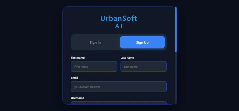 Urbansoft Ai screenshot 1