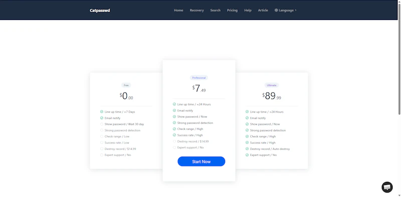 Catpasswd screenshot 3