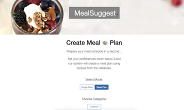 MealSuggest gallery image