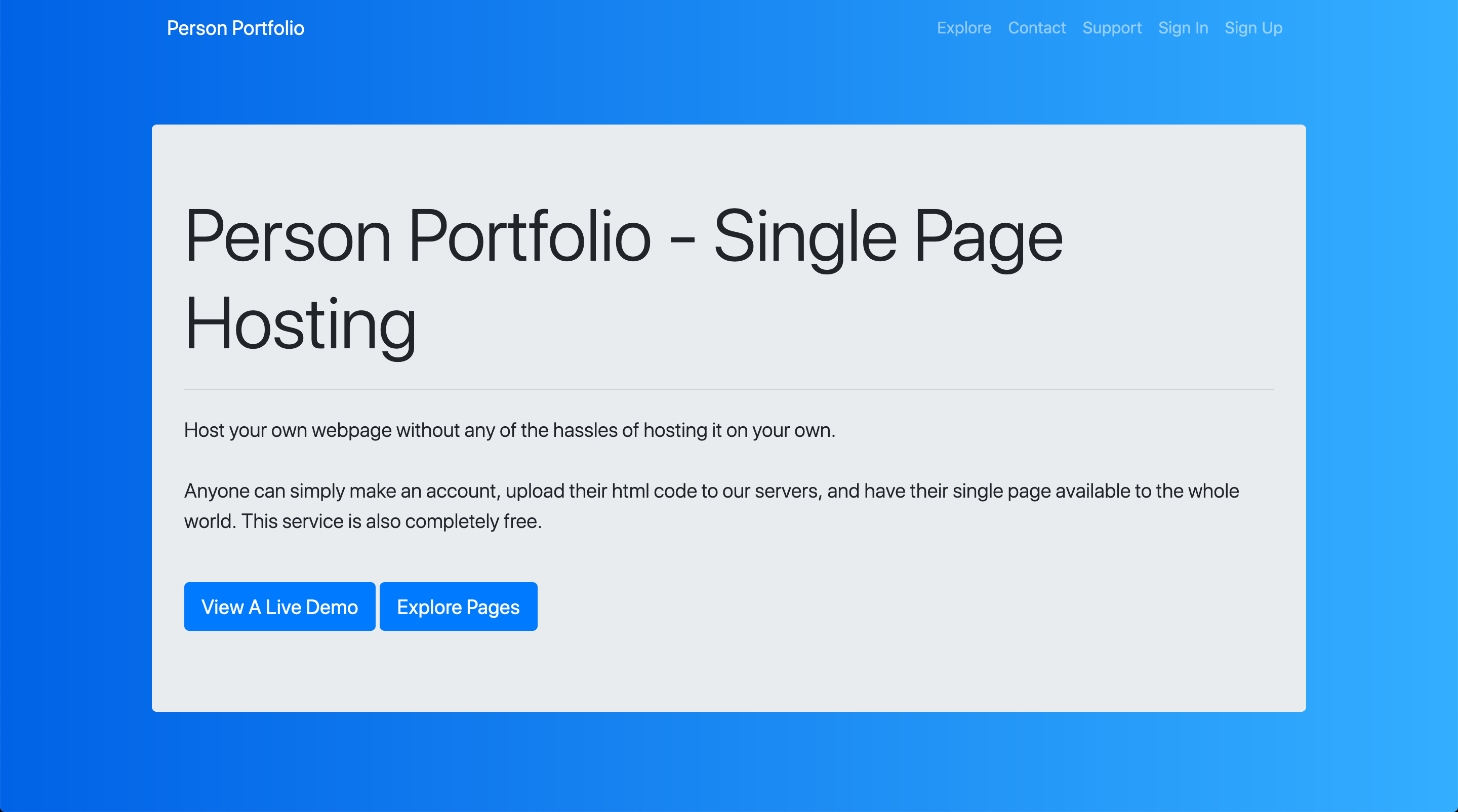 Person Portfolio gallery image