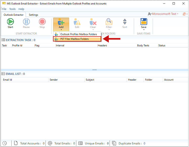 MS Outlook Email Extractor media 6