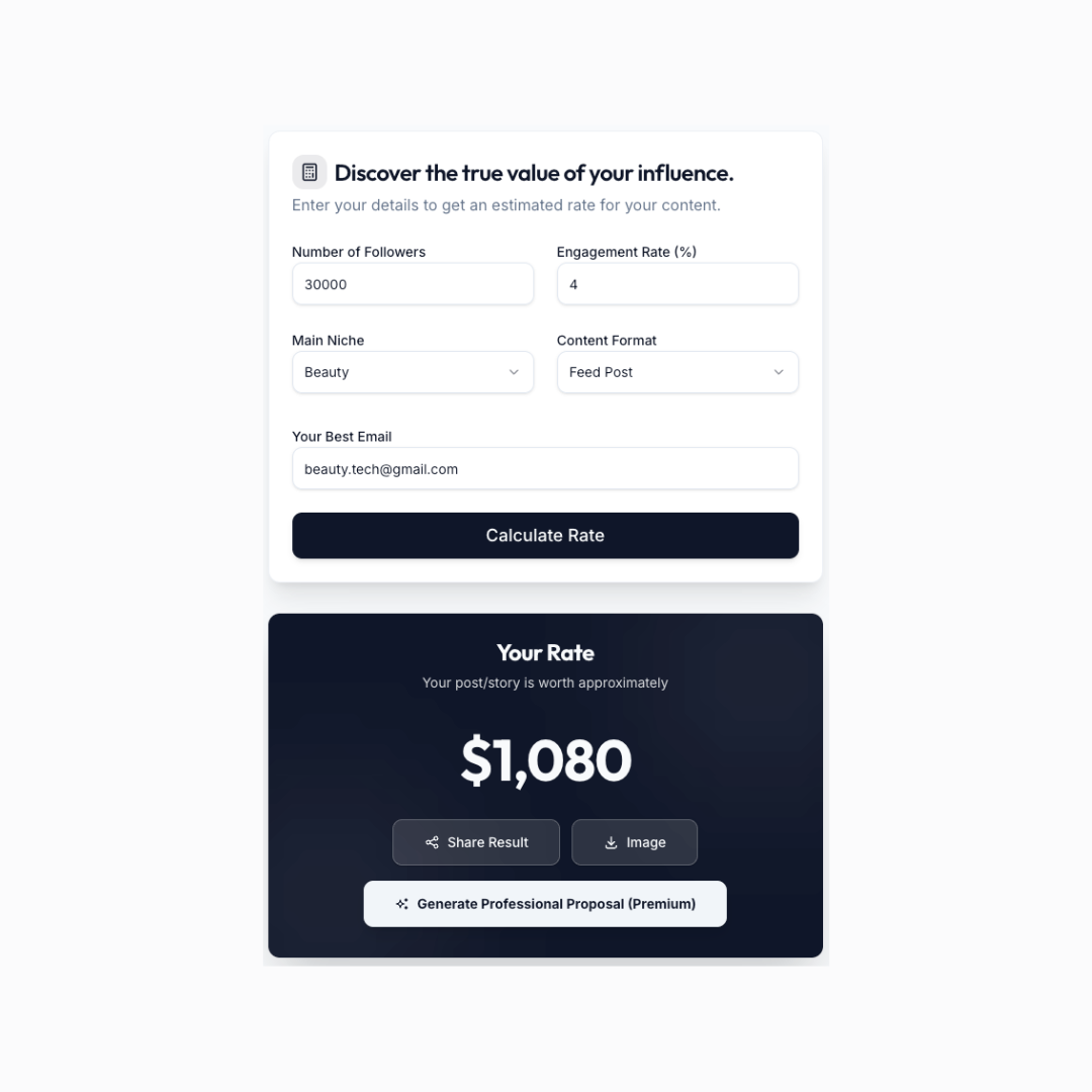 RateUp gallery image