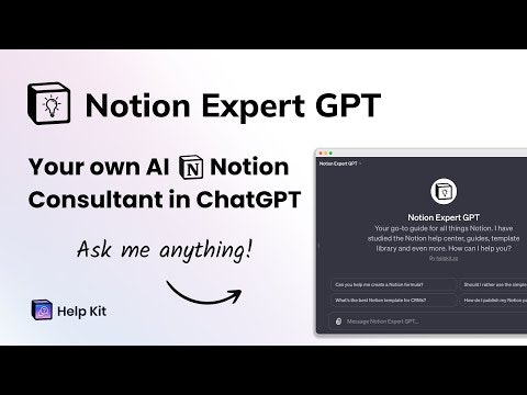 startuptile Notion Expert GPT by HelpKit-Your Notion expert directly in ChatGPT