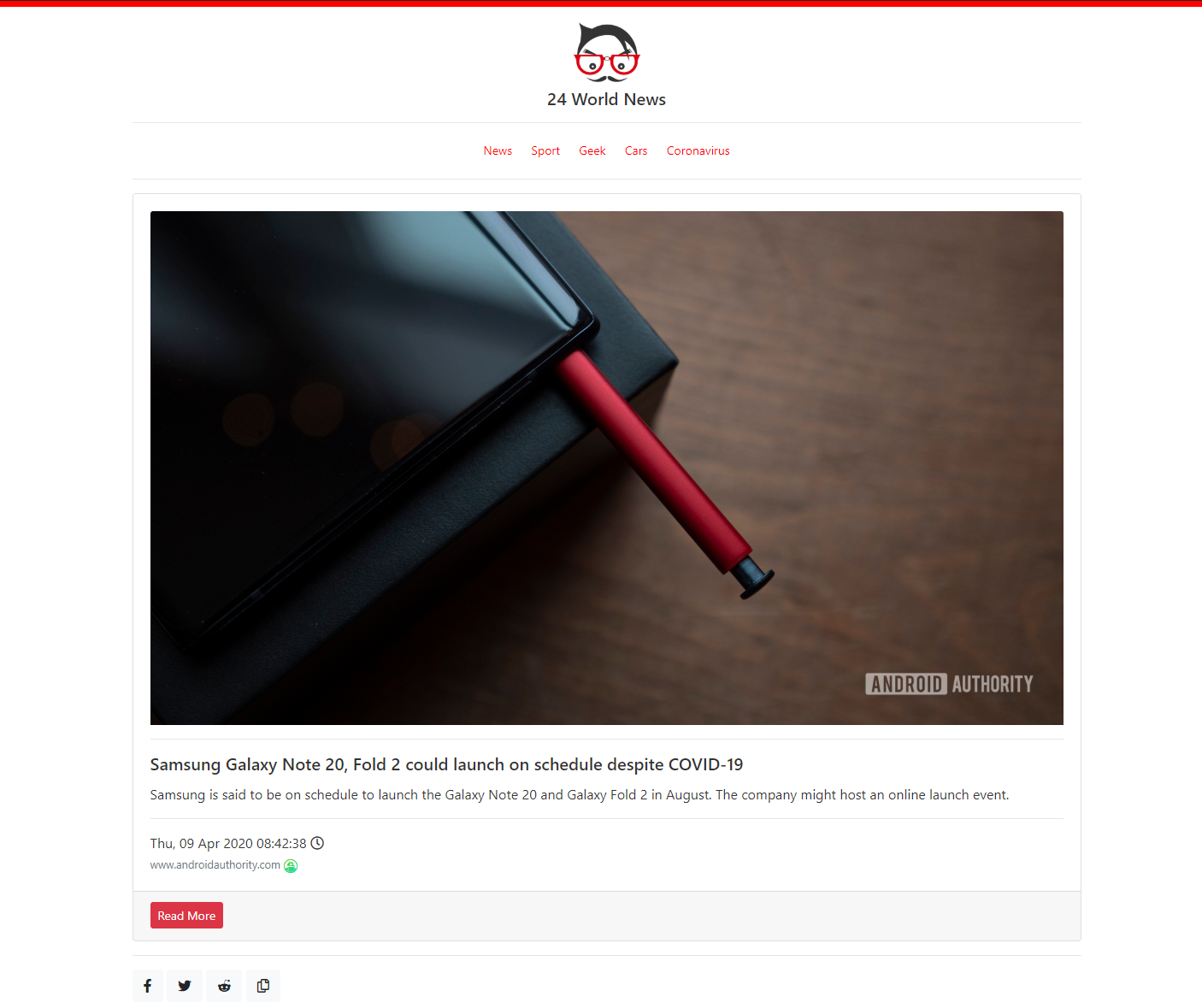 24 World News gallery image