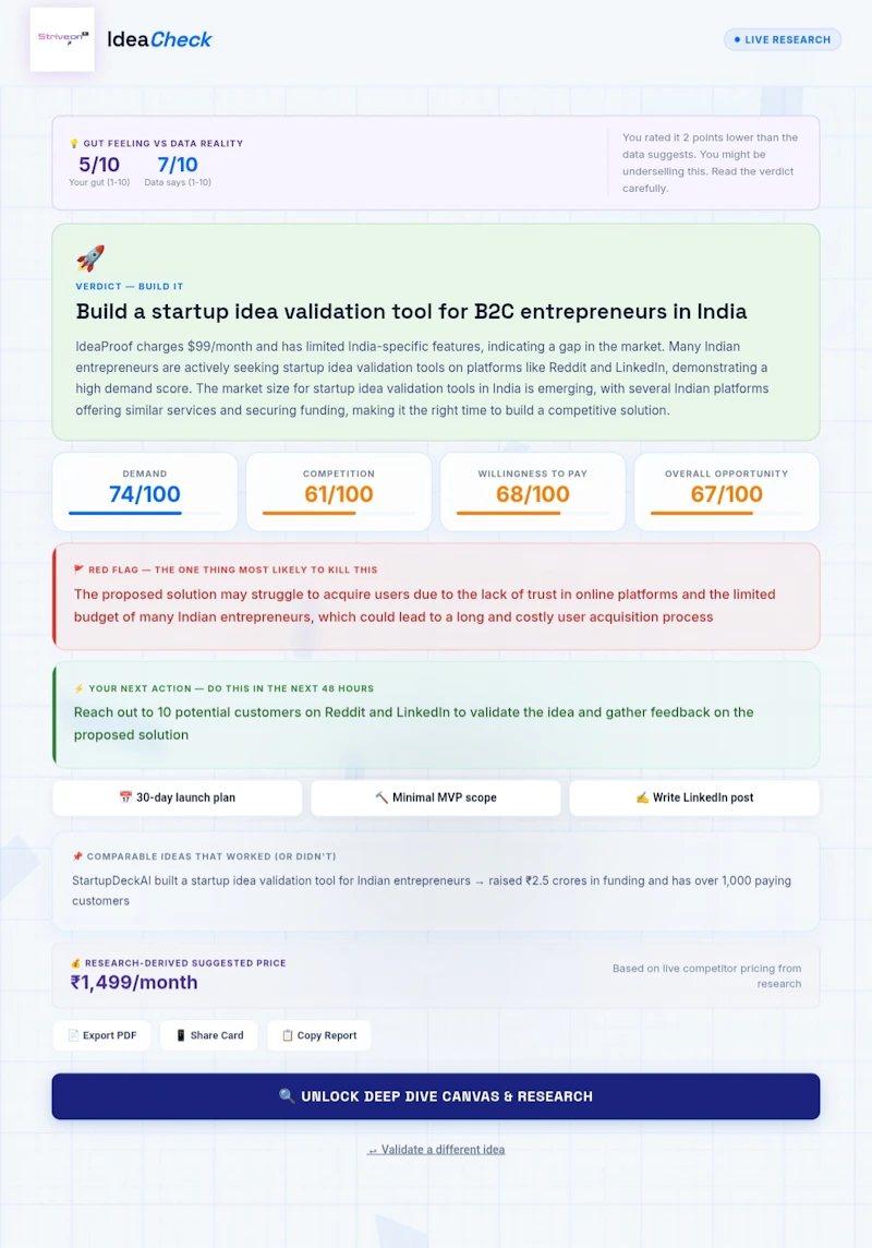 IdeaCheck screenshot 2