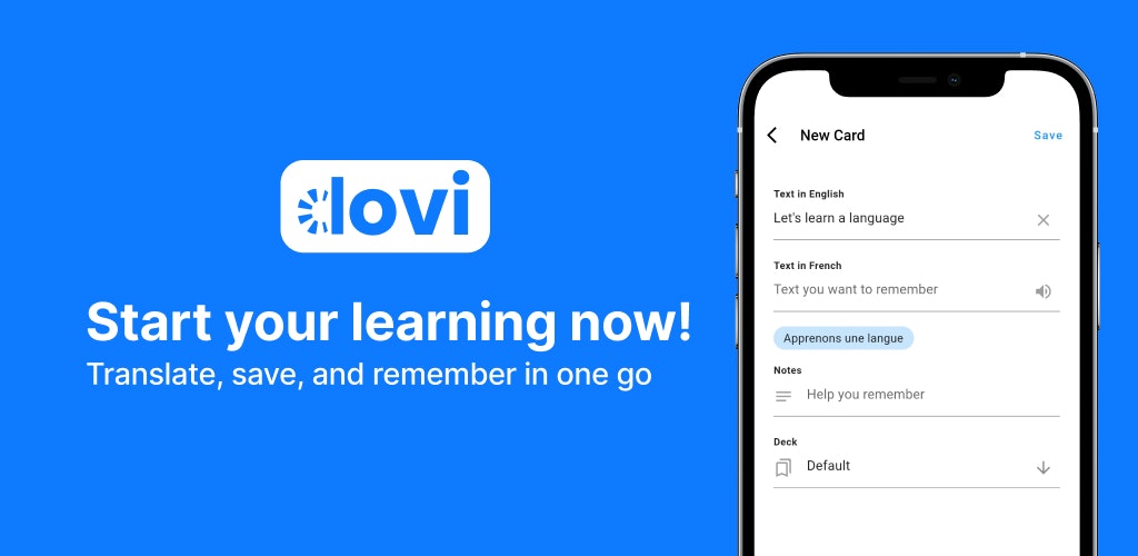 startuptile Dovi-Translate Save Remember Words in One Go