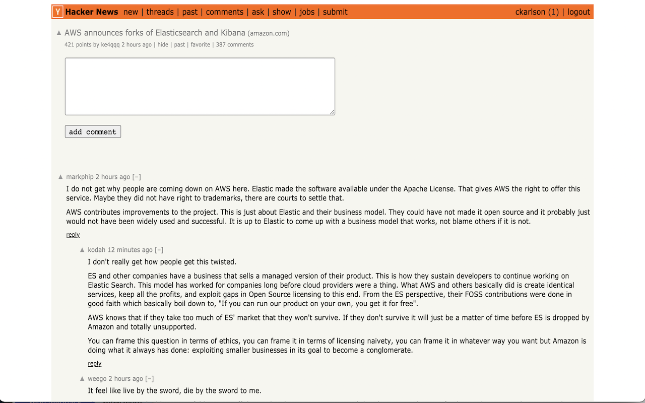 Hacker Comments gallery image