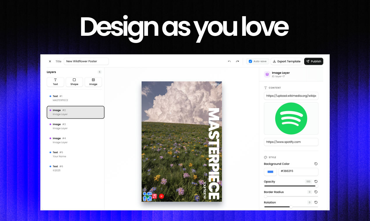 Knoww | Interactive Clickable Posters - Main product screenshot demonstrating key features and user interface