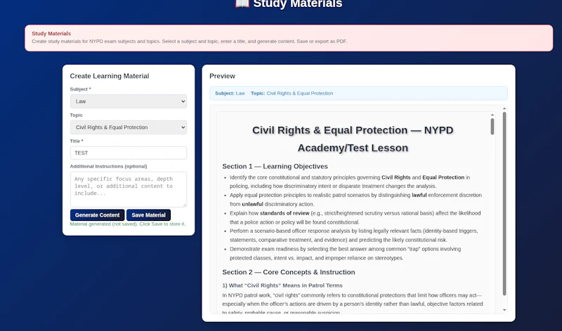BlueLine LMS screenshot 6