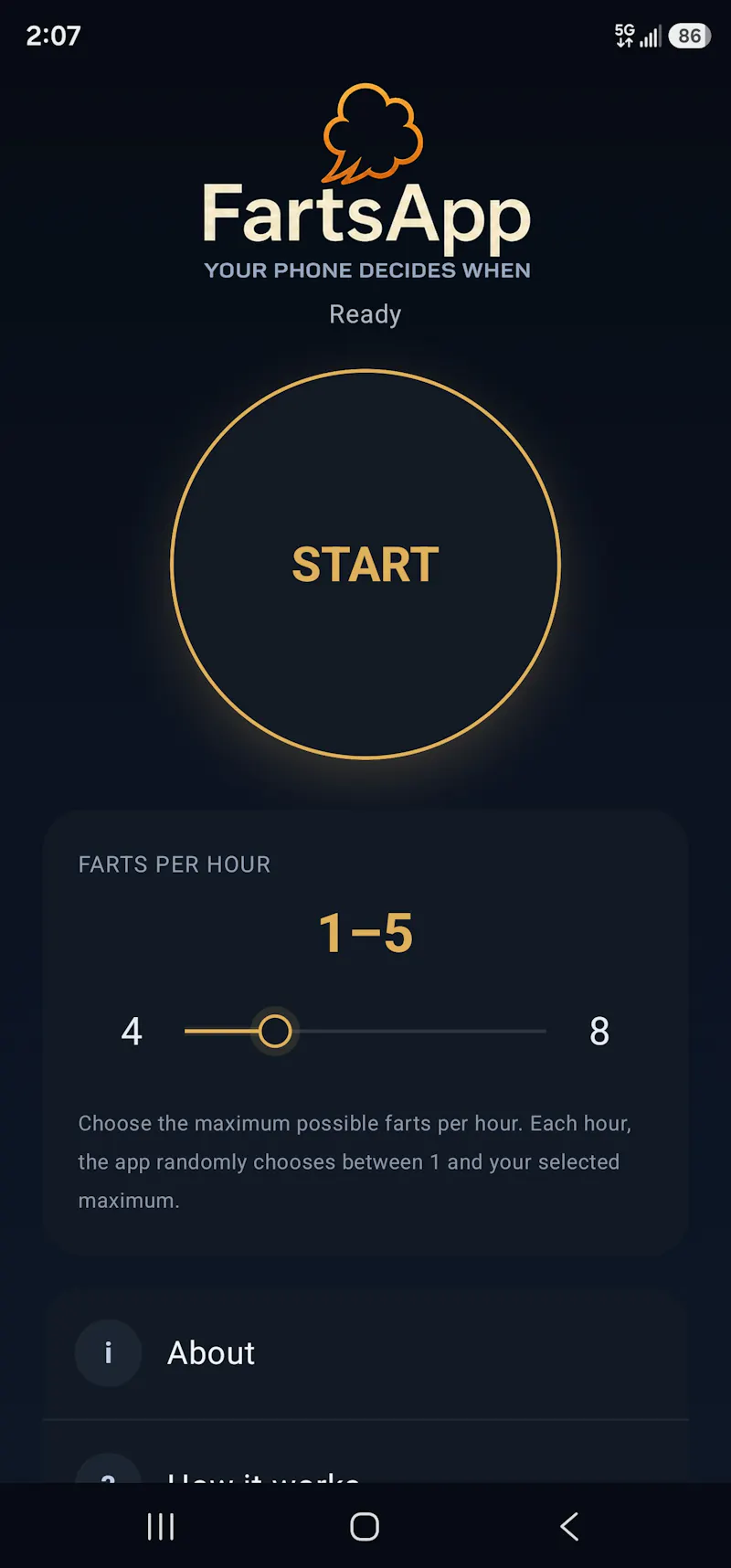 FartsApp screenshot 1