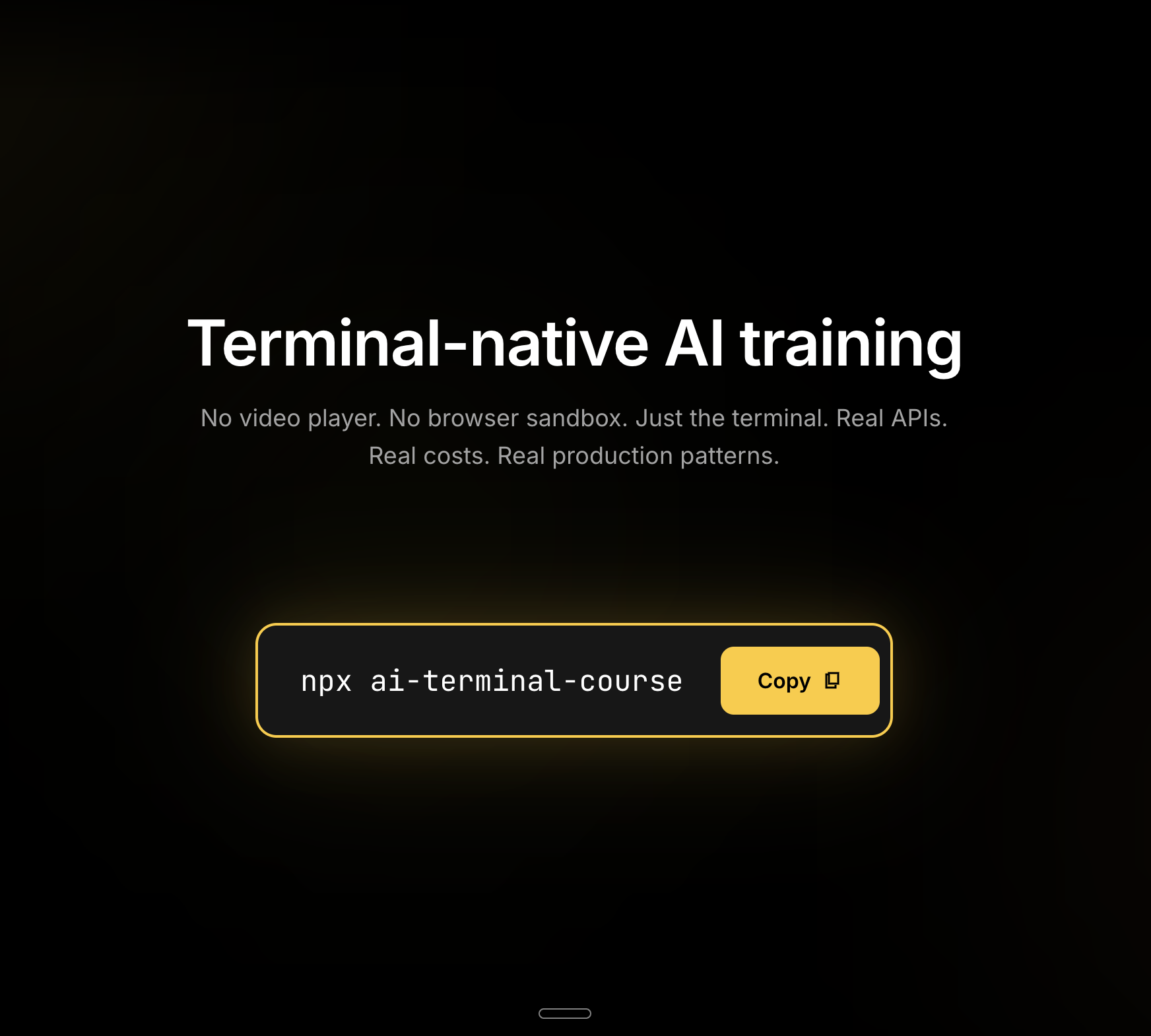 Learn AI on your Terminal gallery image