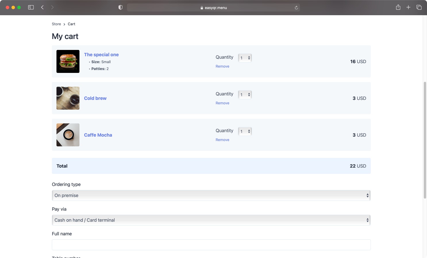 66 QR Menu gallery image