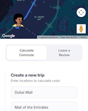 Dubai Commute Calculator gallery image