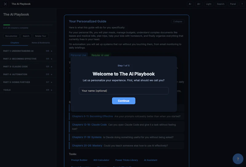 The AI Playbook screenshot 1