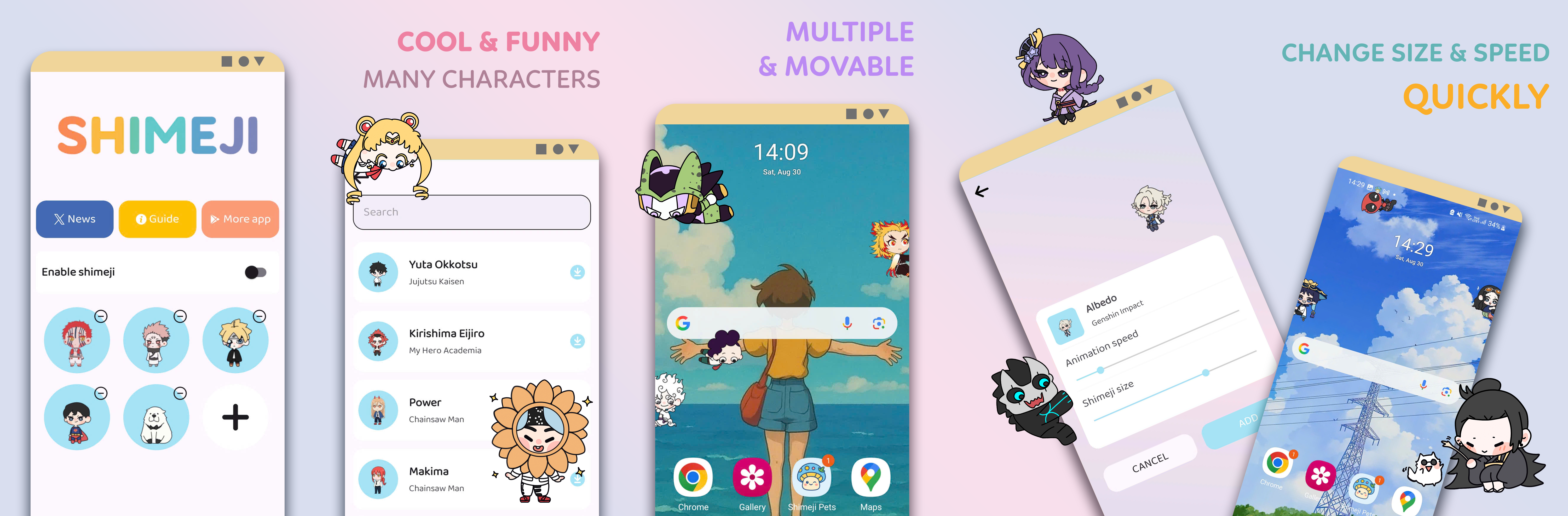 Média Shimeji Mascot Screen Pets - Donnez vie à votre écran avec de jolis animaux de compagnie virtuels 🐾 3