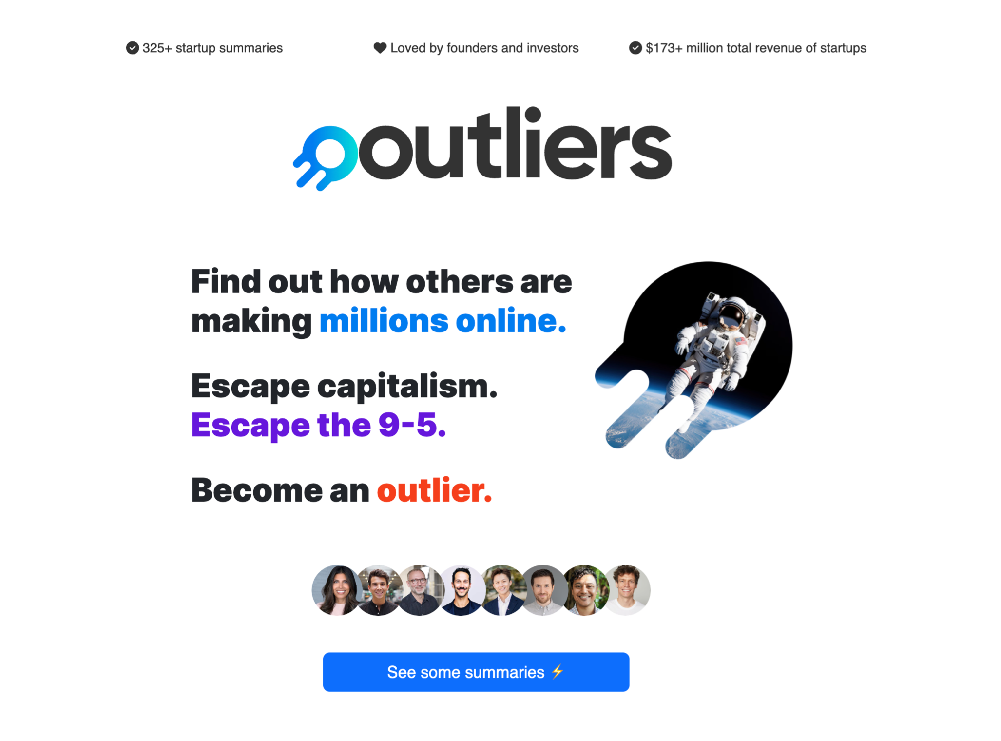 Ooutliers - Discover successful startups and how they make money. media 1