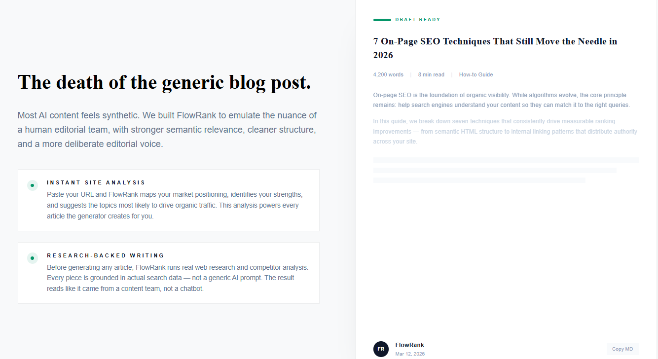 FlowRank gallery image