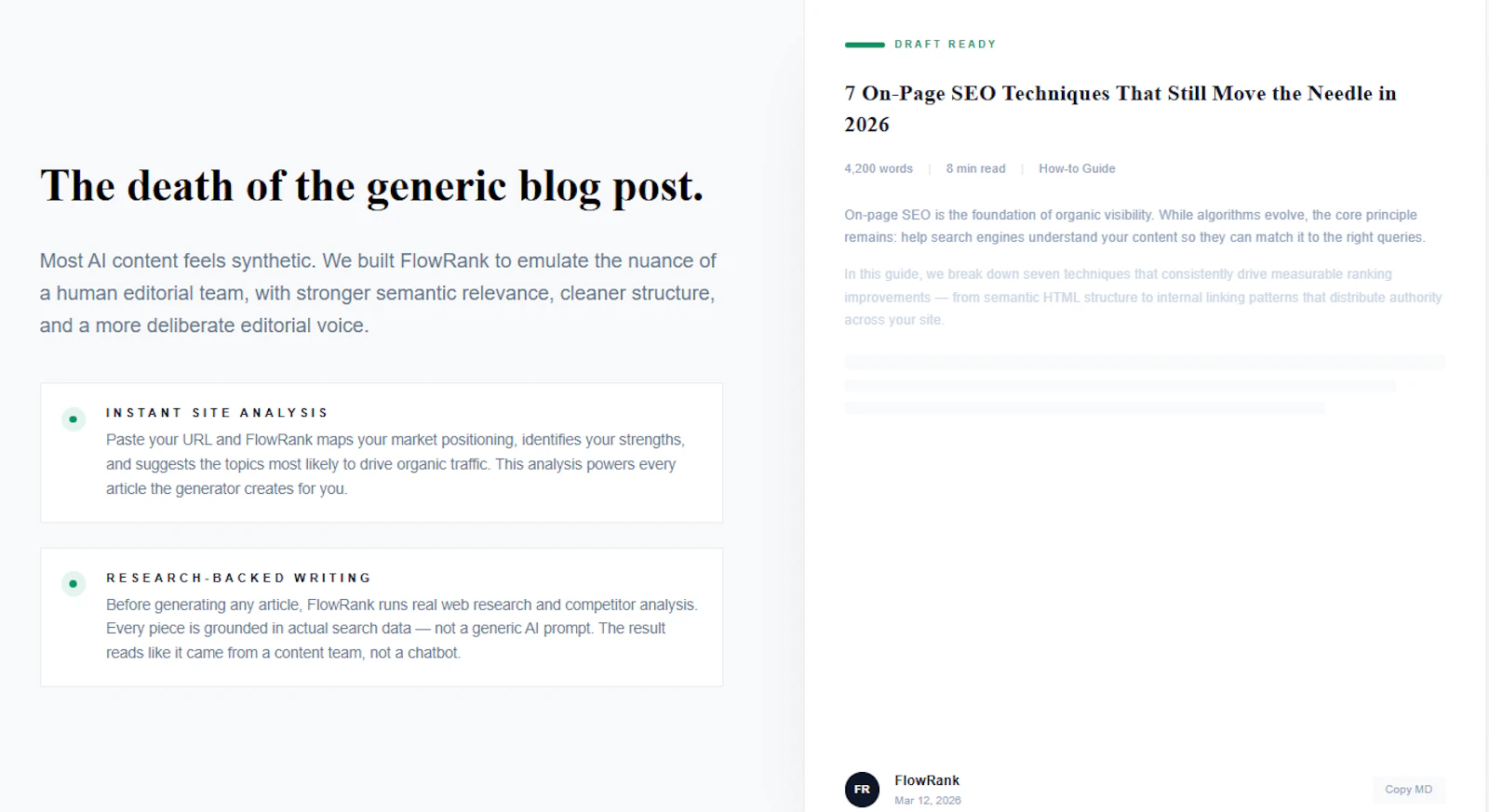 FlowRank screenshot 3
