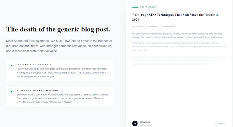 FlowRank screenshot 3