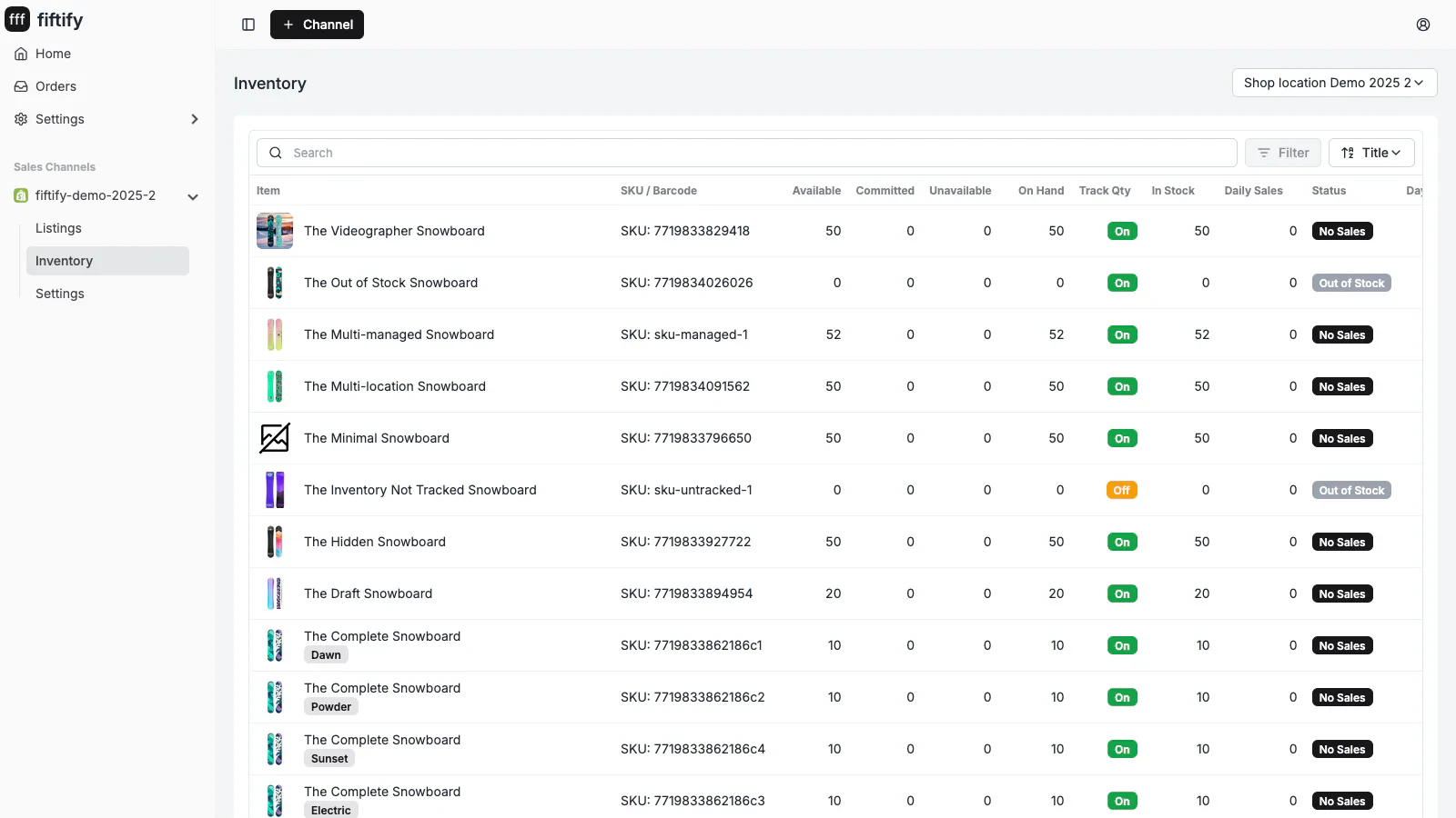 Fiftify screenshot 2