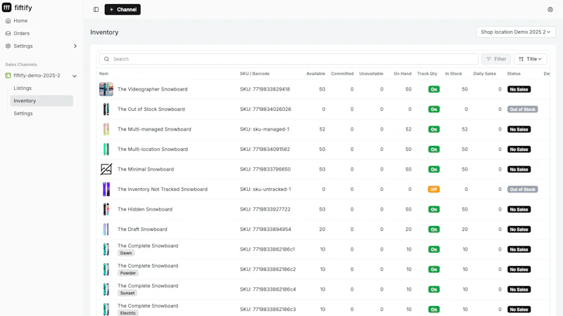 Fiftify screenshot 2
