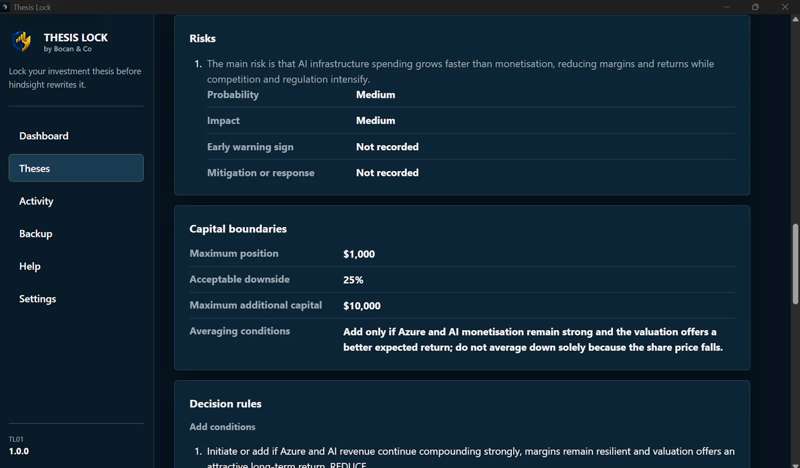 Thesis Lock screenshot 6