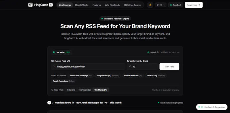 PingCatchAI screenshot 1
