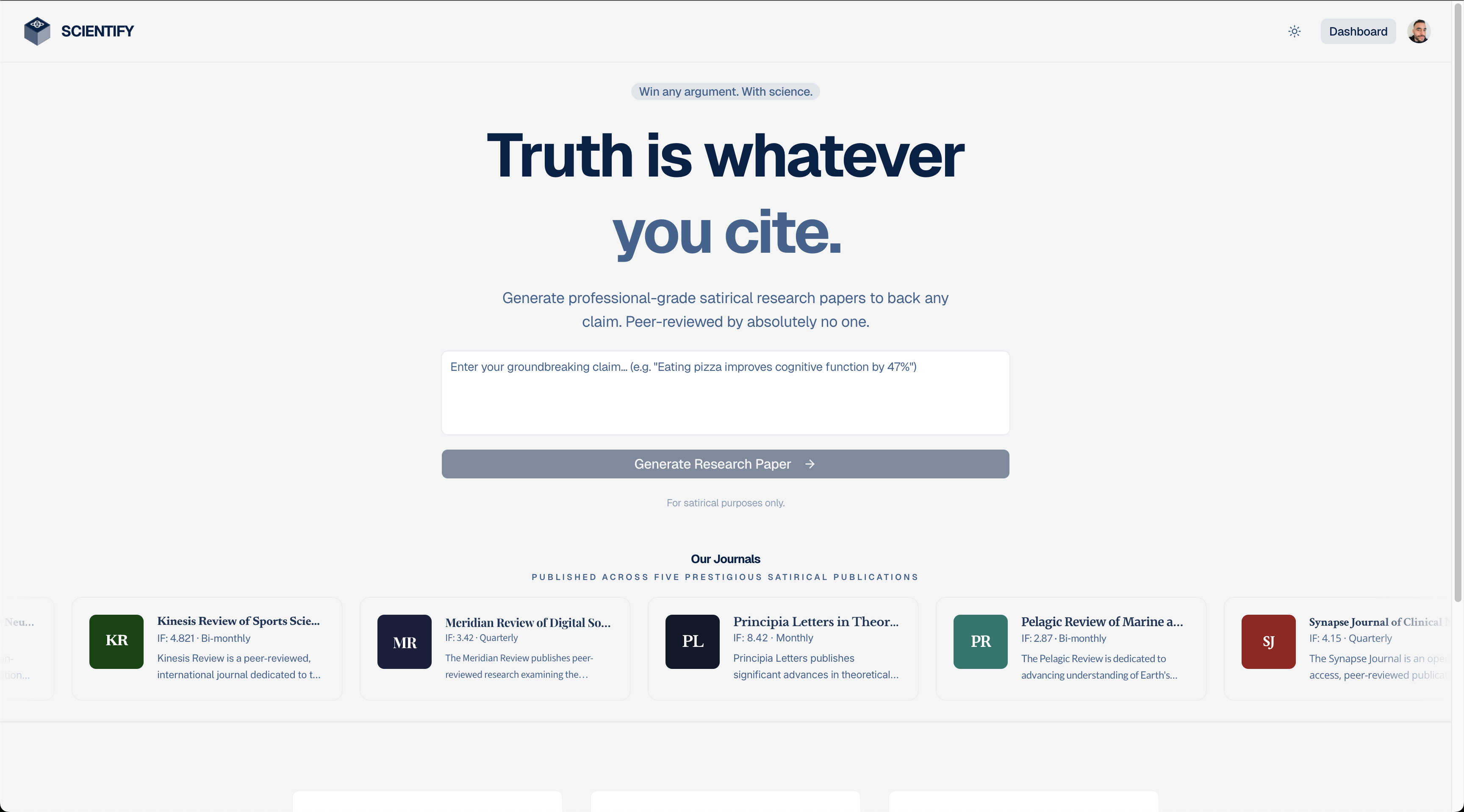 Scientify gallery image