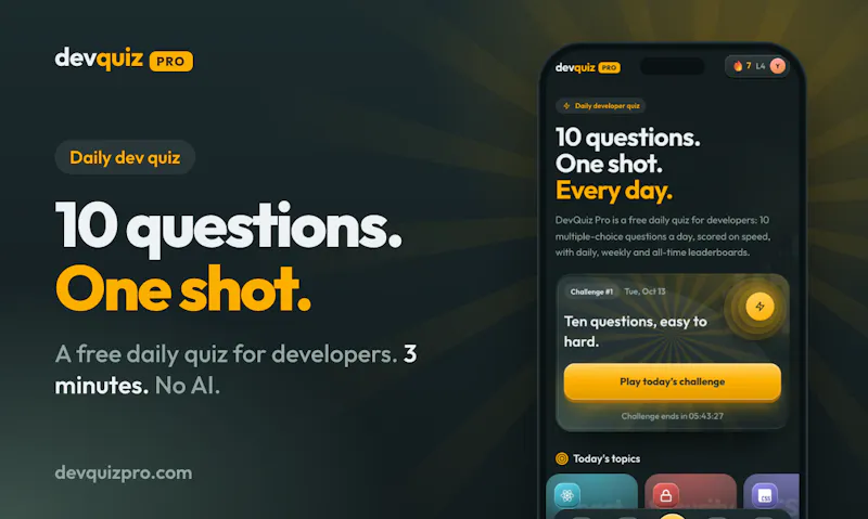 DevQuiz Pro screenshot 8