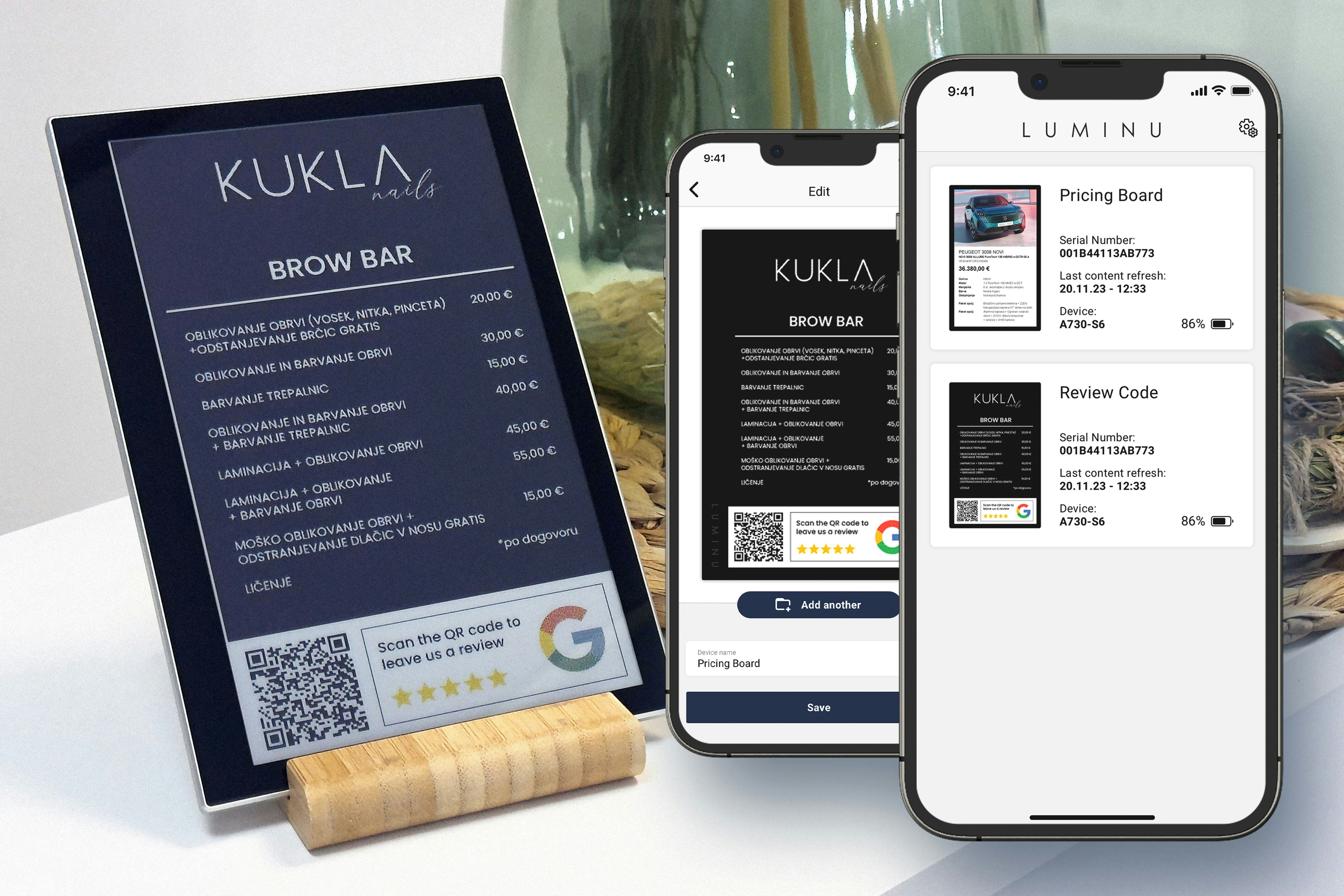 Luminu™ by Agitron - Elegant ePaper Display for Diverse High-End Applications media 4