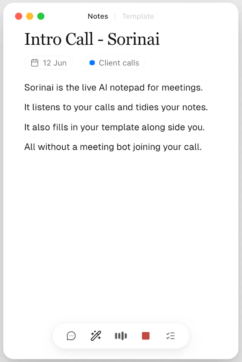Sorinai screenshot 2
