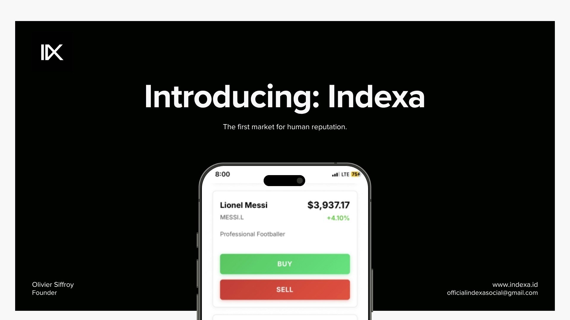 Indexa (Interactive Demo) - Main screenshot showing features and interface