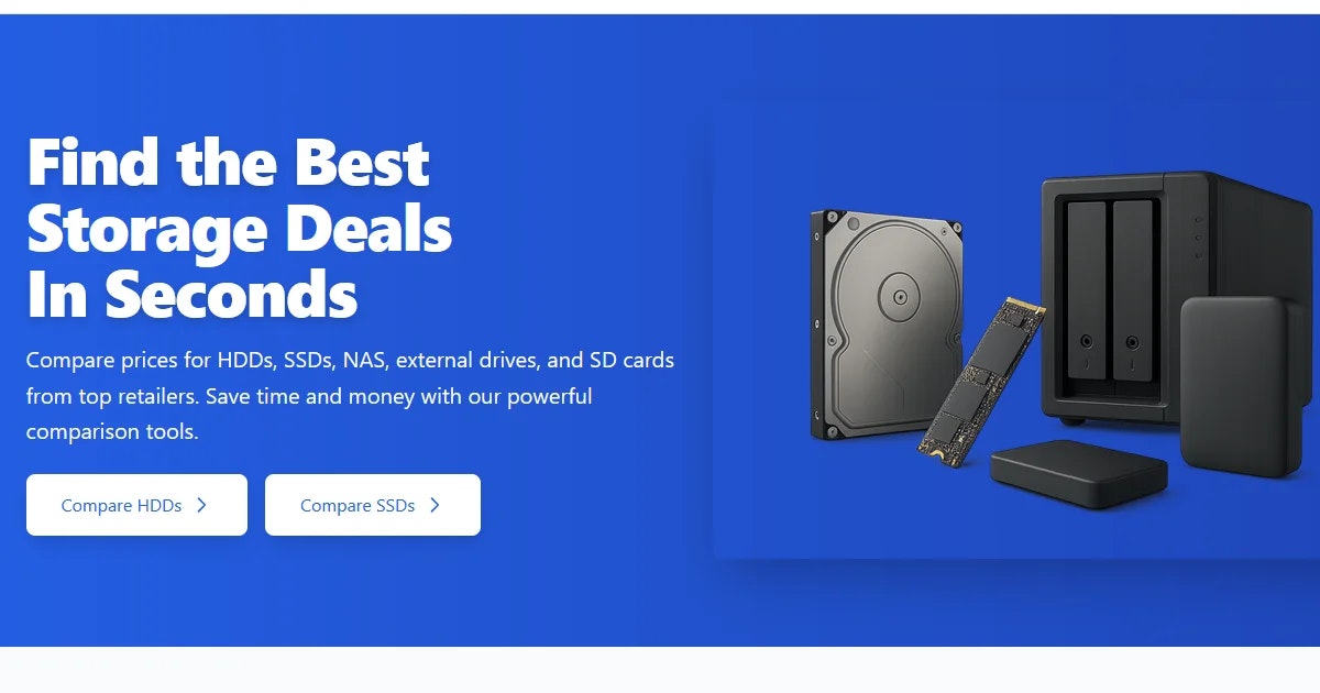 Mídia 1 de BestDisk Prices - Compare os preços do dispositivo de armazenamento