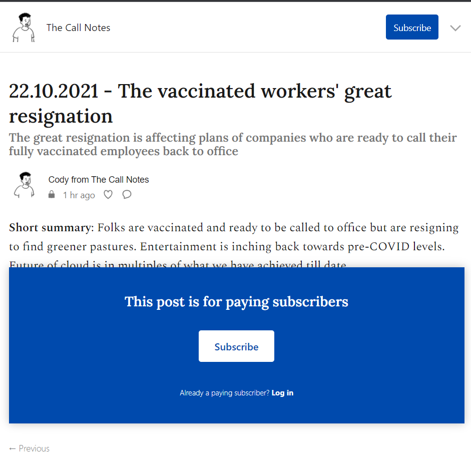 The Call Notes gallery image