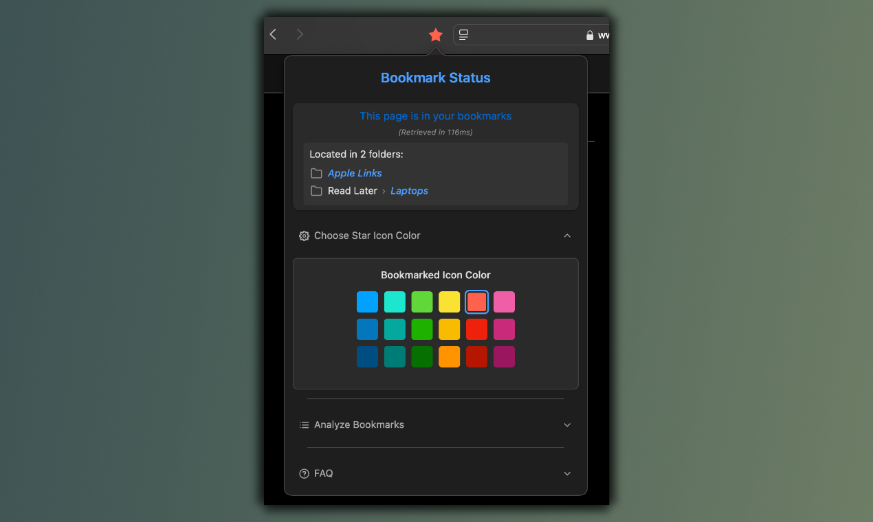 Bookmarks Star for Safari gallery image