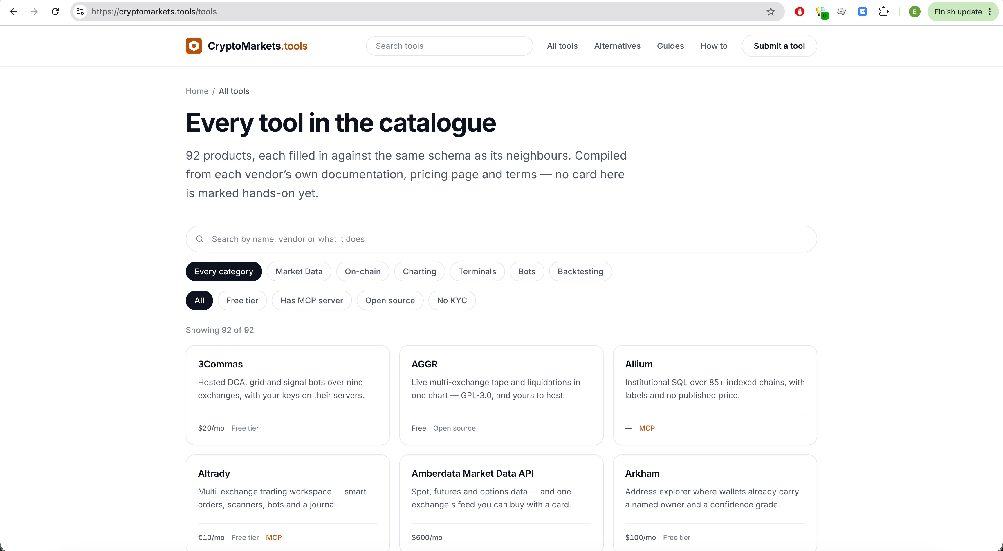 CryptoMarkets.tools gallery image