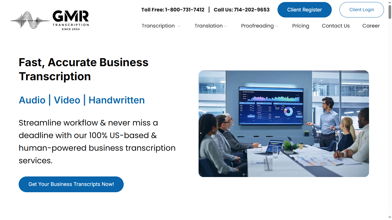 GMR Transcription - Fast & Accurate Transcription, Services You Can Trust media 3