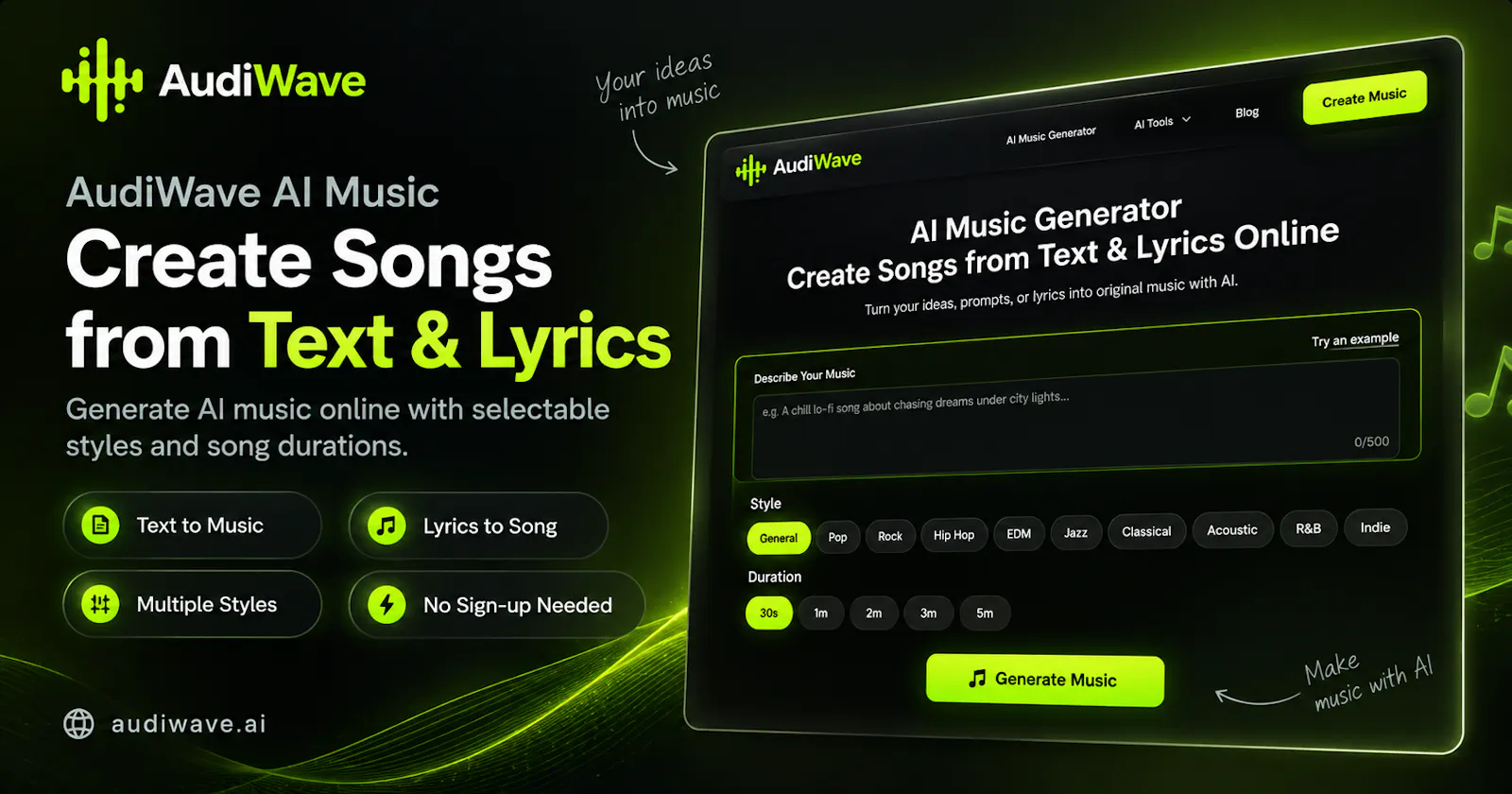 AudiWave AI Music Generator screenshot 2