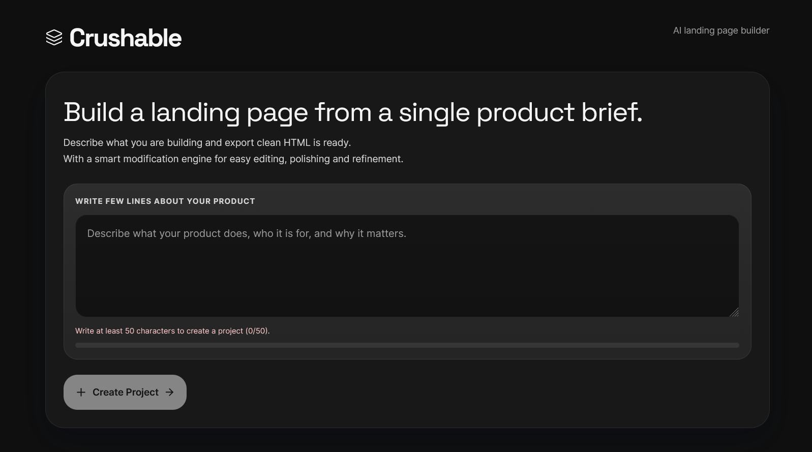 Crushable gallery image