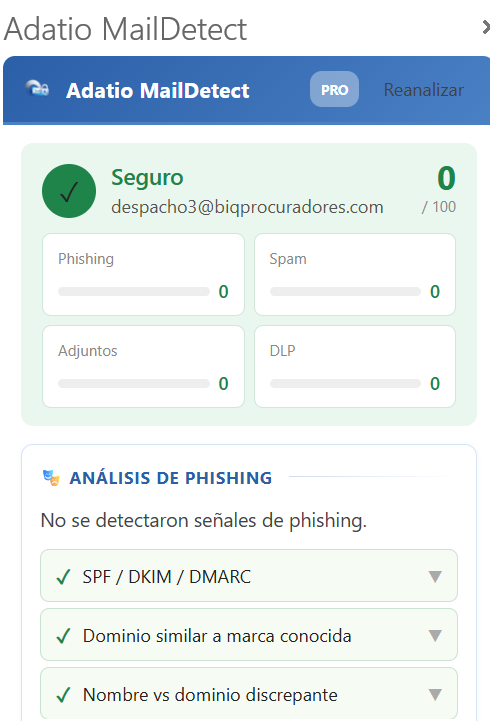 Adatio MailDetect gallery image