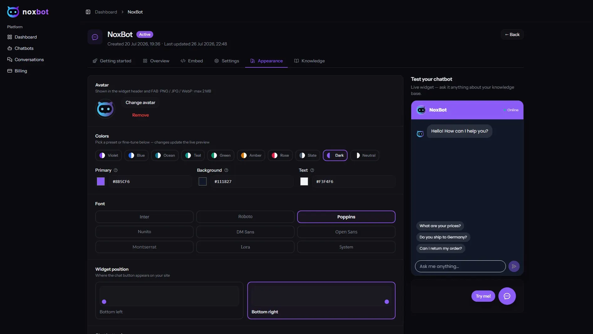 NoxBot gallery image