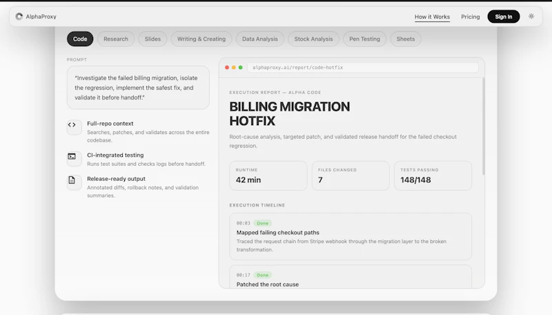 AlphaProxy.AI screenshot 2