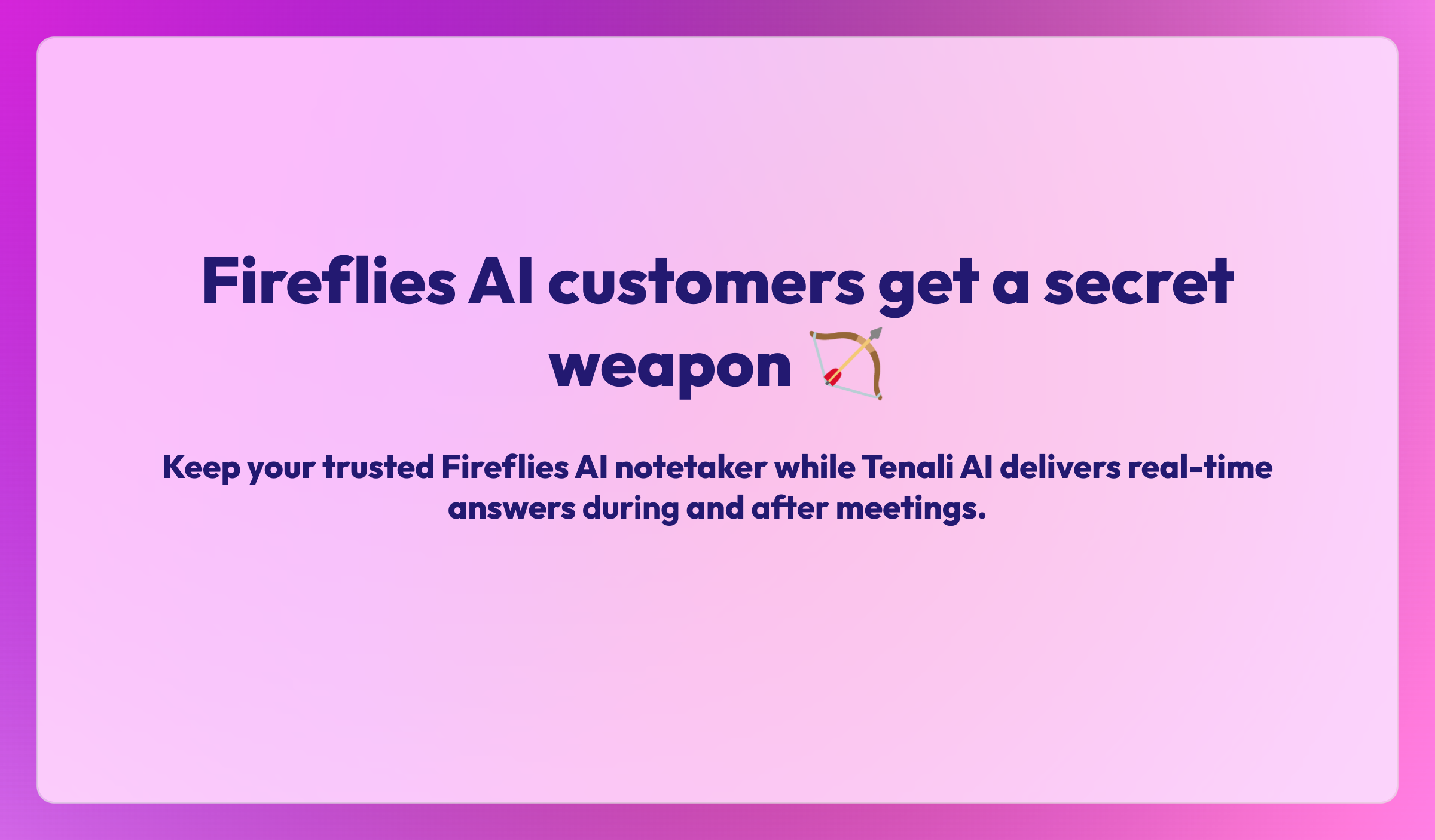 ホタルのためのTelalが持っています - Fireflies MeetingsとのChatGptのように相互作用しますメディア2
