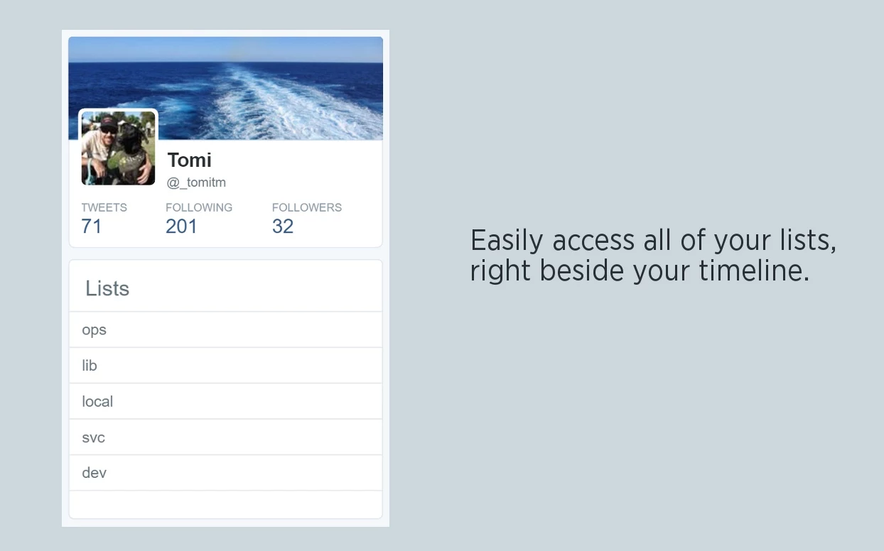 Twitter Lists Redux gallery image