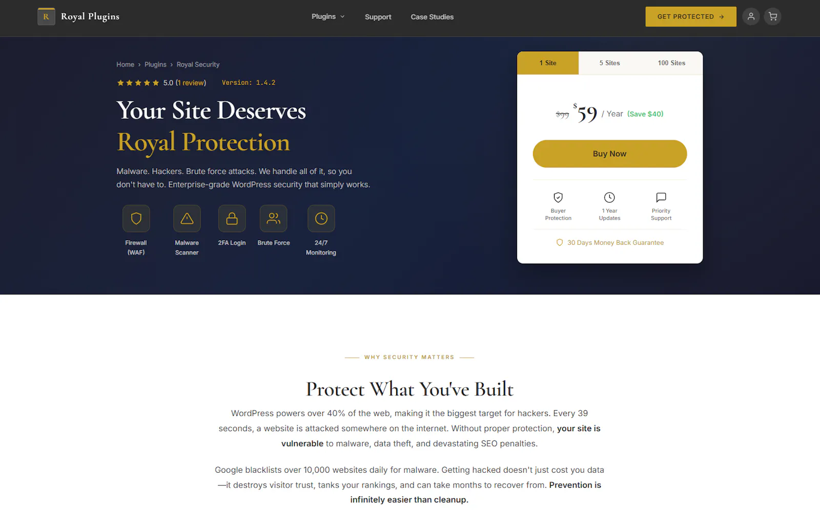 Guardpress- Security WP Plugin screenshot 1